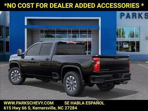 Black 2026 Chevrolet Silverado 2500 Custom