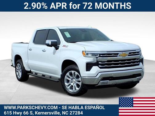 Summit White 2026 Chevrolet Silverado 1500 LTZ