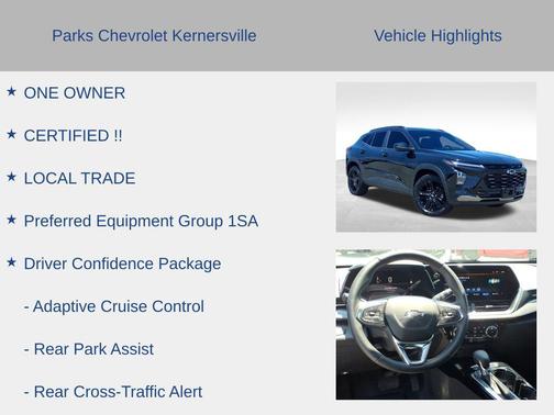 Mosaic Black Metallic 2025 Chevrolet Trax FWD ACTIV