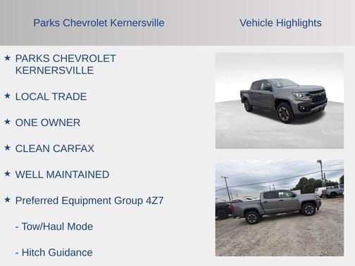 Satin Steel Metallic 2022 Chevrolet Colorado Z71