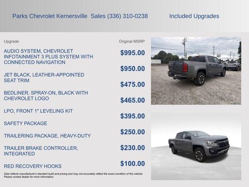 Satin Steel Metallic 2022 Chevrolet Colorado Z71