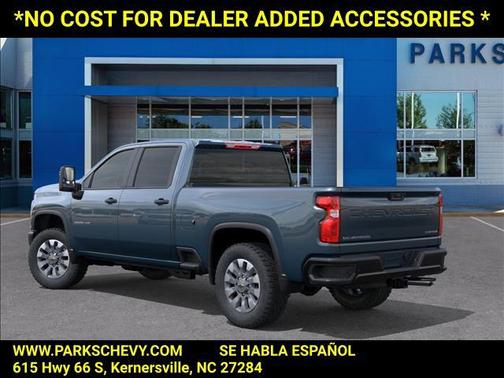 Lakeshore Blue Metallic 2026 Chevrolet Silverado 2500 Custom