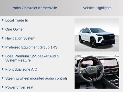 2025 Chevrolet Traverse RS