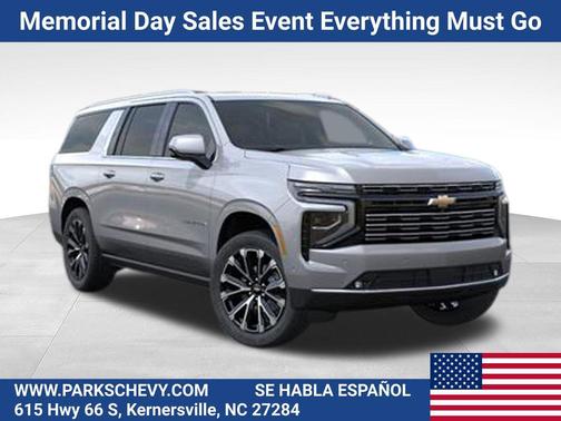 Sterling Gray Metallic 2026 Chevrolet Suburban High Country, 4WD