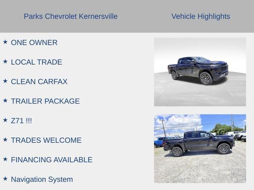 Black 2023 Chevrolet Colorado Z71