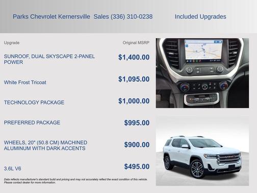 2022 GMC Acadia AWD SLT