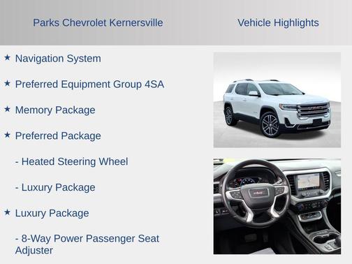 2022 GMC Acadia AWD SLT