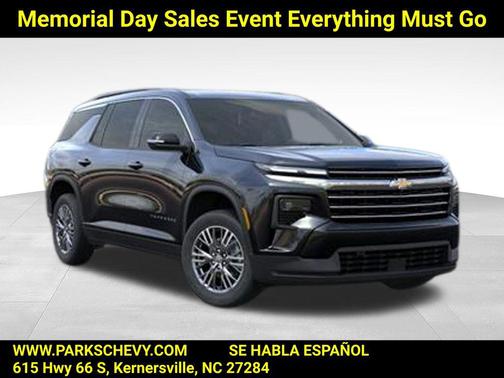 Mosaic Black Metallic 2026 Chevrolet Traverse LT