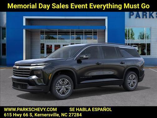 Mosaic Black Metallic 2026 Chevrolet Traverse LT