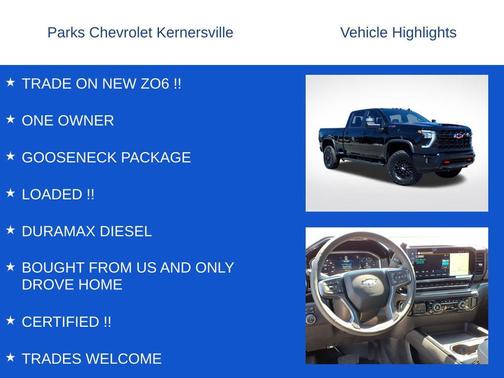 Black 2026 Chevrolet Silverado 2500 Crew Cab, Standard Bed, XR2, 4WD