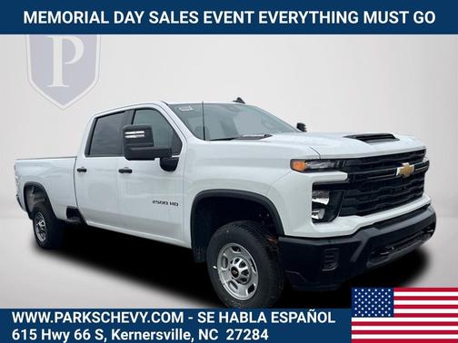 Summit White 2024 Chevrolet Silverado 2500 WT