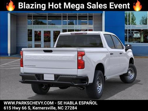 Summit White 2026 Chevrolet Silverado 1500 WT