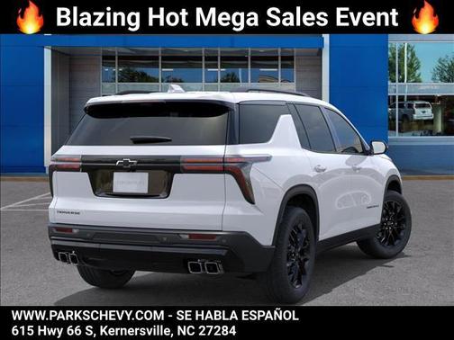 Summit White 2026 Chevrolet Traverse LT