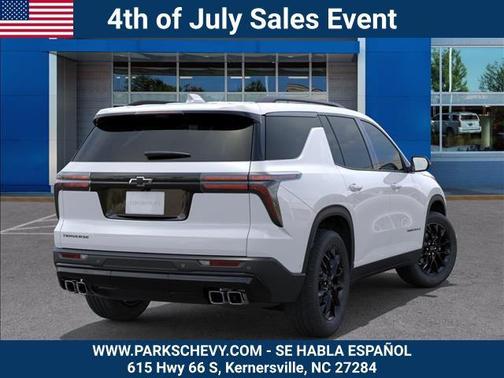 Summit White 2026 Chevrolet Traverse LT
