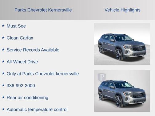 2024 Volkswagen Atlas 2.0T SE w/Technology 4MOTION