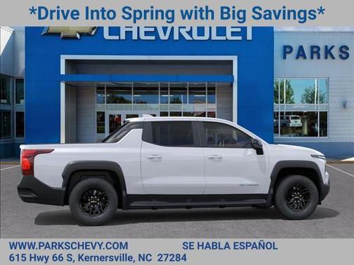 Summit White 2026 Chevrolet Silverado EV Work Truck