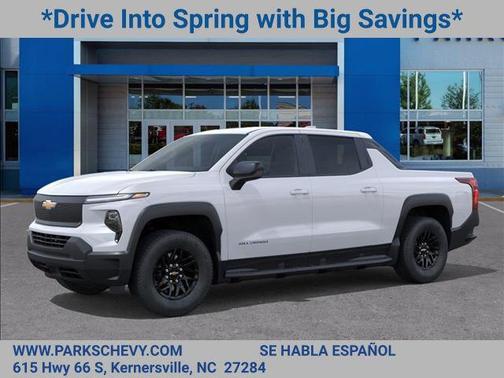 Summit White 2026 Chevrolet Silverado EV Work Truck