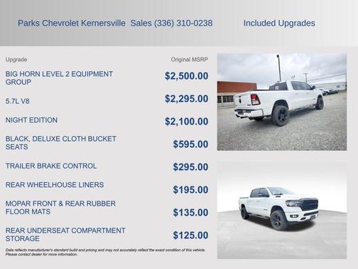 Bright White Clearcoat 2021 RAM 1500 Big Horn/Lone Star