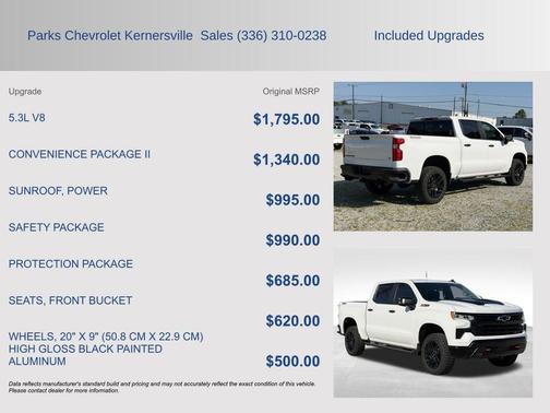 Summit White 2023 Chevrolet Silverado 1500 LT Trail Boss