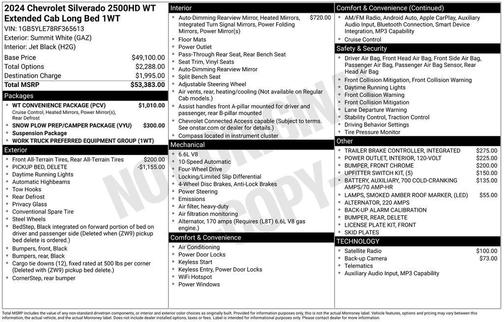 2024 Chevrolet Silverado 2500 WT