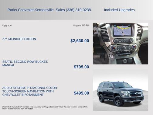 Black 2019 Chevrolet Tahoe LT
