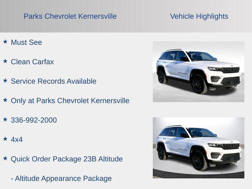 Bright White Clearcoat 2025 Jeep Grand Cherokee Altitude