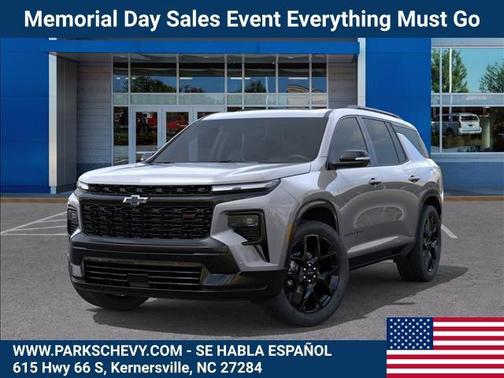 Sterling Gray Metallic 2026 Chevrolet Traverse RS