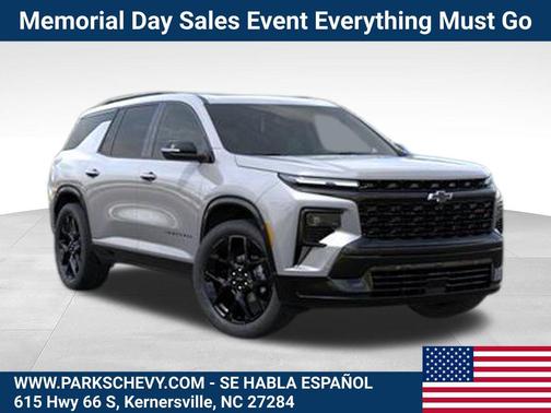 Sterling Gray Metallic 2026 Chevrolet Traverse RS