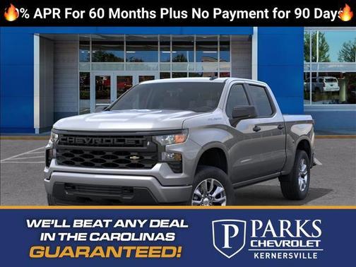 Sterling Gray Metallic 2026 Chevrolet Silverado 1500 Custom