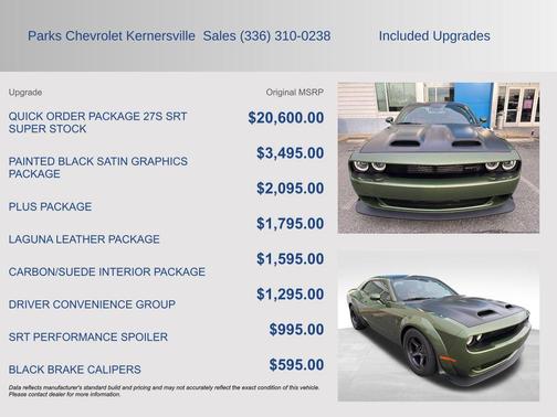 2021 Dodge Challenger SRT Super Stock