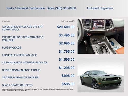 2021 Dodge Challenger SRT Super Stock