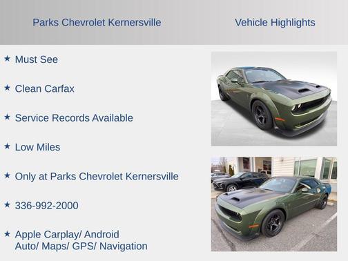 2021 Dodge Challenger SRT Super Stock