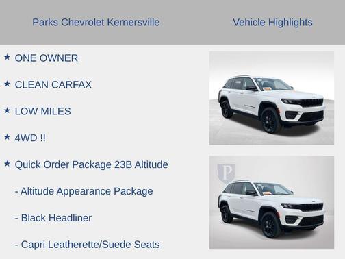 Bright White Clearcoat 2025 Jeep Grand Cherokee Altitude
