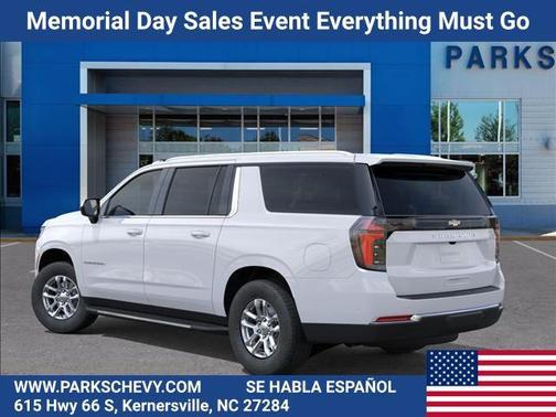 Summit White 2026 Chevrolet Suburban LS