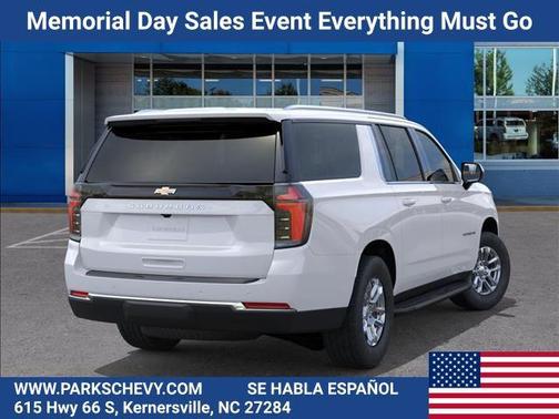 Summit White 2026 Chevrolet Suburban LS