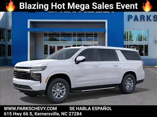 Summit White 2026 Chevrolet Suburban LS