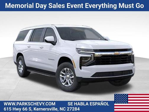 Summit White 2026 Chevrolet Suburban LS