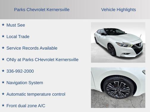 2016 Nissan Maxima 3.5 Platinum