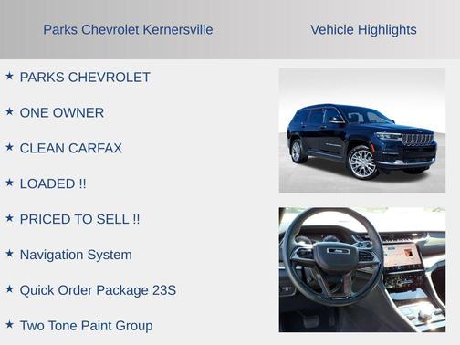 Midnight Sky 2024 Jeep Grand Cherokee L Summit