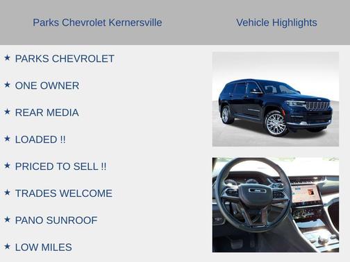 Midnight Sky 2024 Jeep Grand Cherokee L Summit
