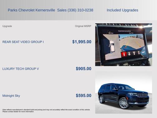 Midnight Sky 2024 Jeep Grand Cherokee L Summit