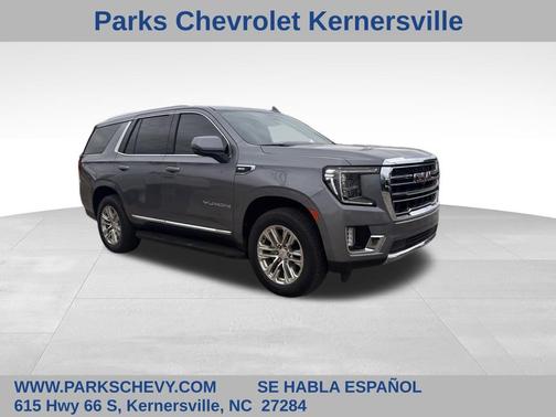 Satin Steel Metallic 2021 GMC Yukon SLT
