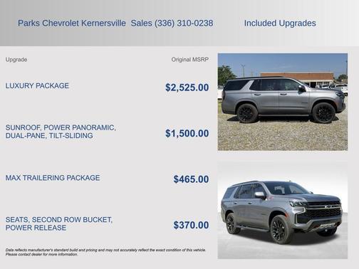 Satin Steel Metallic 2022 Chevrolet Tahoe 4WD Z71