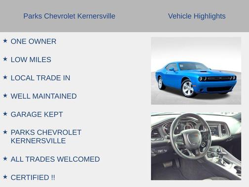 B5 Blue Pearlcoat 2023 Dodge Challenger SXT