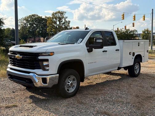 Summit White 2026 Chevrolet Silverado 2500 Double Cab, Long Bed, WT, 4WD