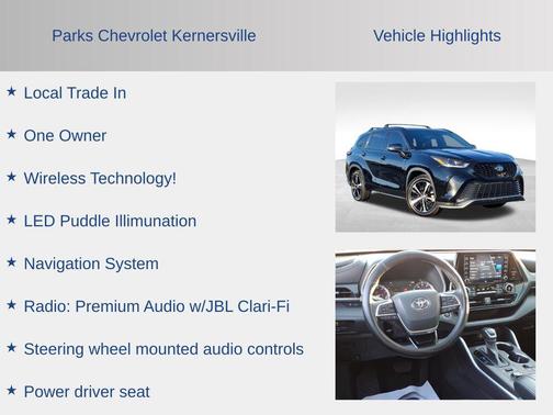 2022 Toyota Highlander XSE