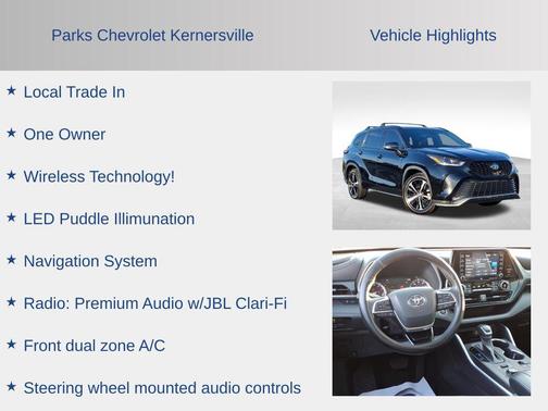 2022 Toyota Highlander XSE