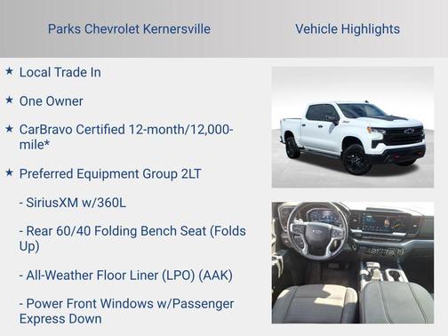 Summit White 2023 Chevrolet Silverado 1500 LT Trail Boss