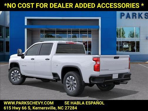 Summit White 2026 Chevrolet Silverado 2500 Custom