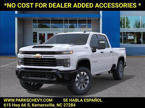 Summit White 2026 Chevrolet Silverado 2500 Custom